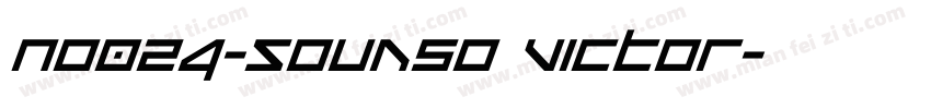 No024-Sounso Victor字体转换